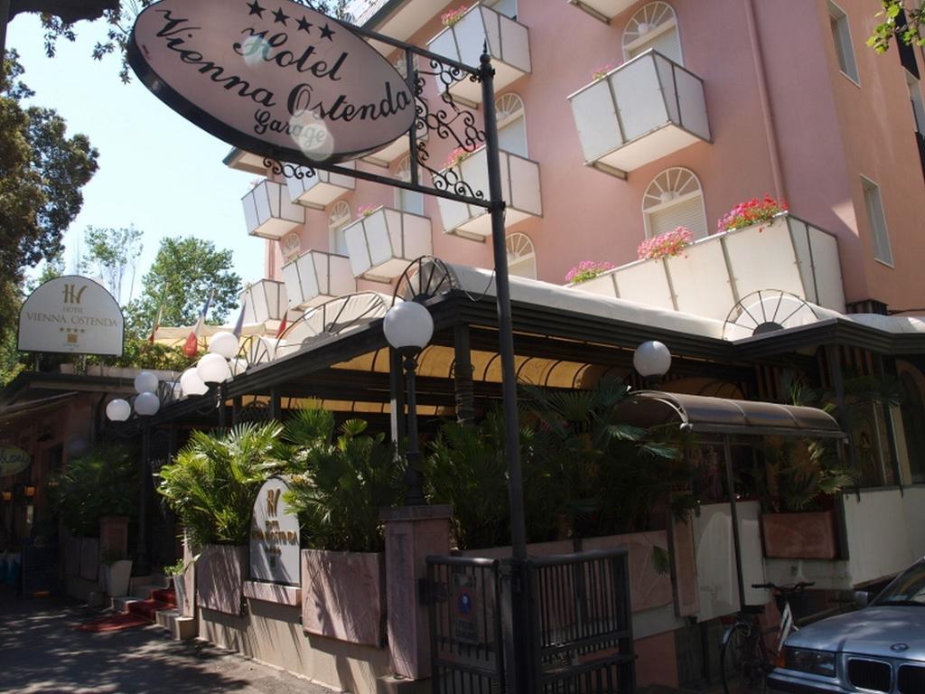 Hotel Vienna Ostenda E Ristorante Il Danubio Rimini Eksteriør bilde